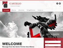 Tablet Screenshot of castelosolicitors.com